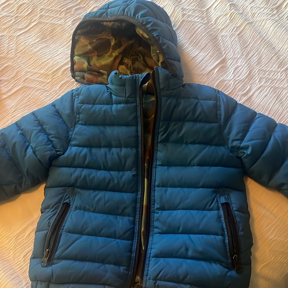 Euc baby gap puffer reversible jacket